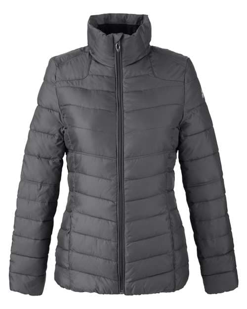 Women's Insulated Puffer Jacket — Polar/ Alloy