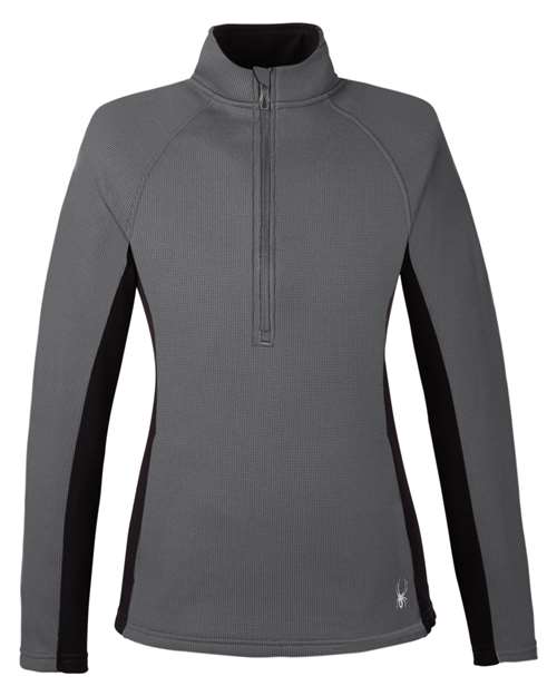 Women's Constant Half-Zip Sweater Fleece Pullover — Polar/ Black