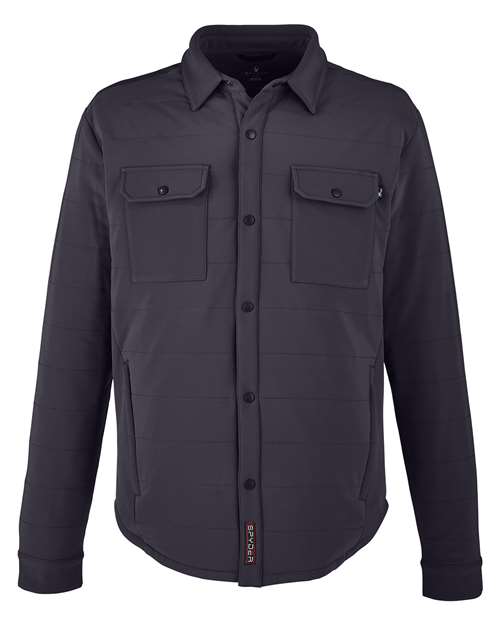 Men's Axis Insulated Shirt Jacket — Black