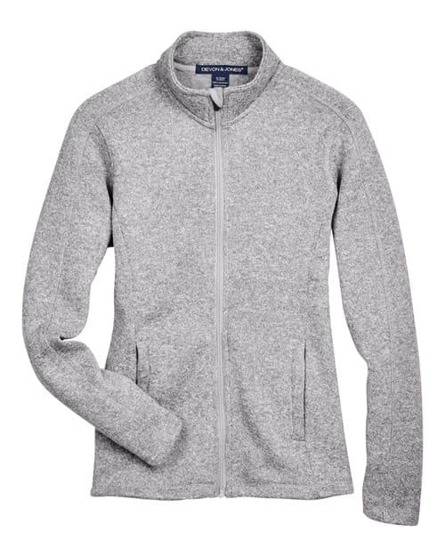 Women's Bristol Full-Zip Sweater Fleece Jacket — Grey Heather