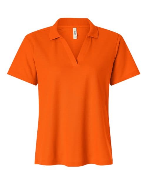 Women's Resolve CVC Performance Pique Polo — Campus Orange