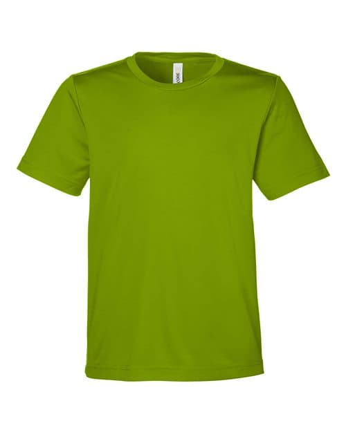 Youth Capital Performance T-Shirt — Acid Green