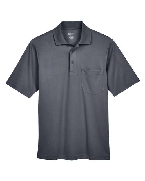 Men's Origin Performance Piqué Polo with Pocket — Carbon