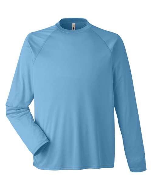 Unisex Ultra UVP™ Marina Raglan Long Sleeve T-Shirt — Columbia Blue