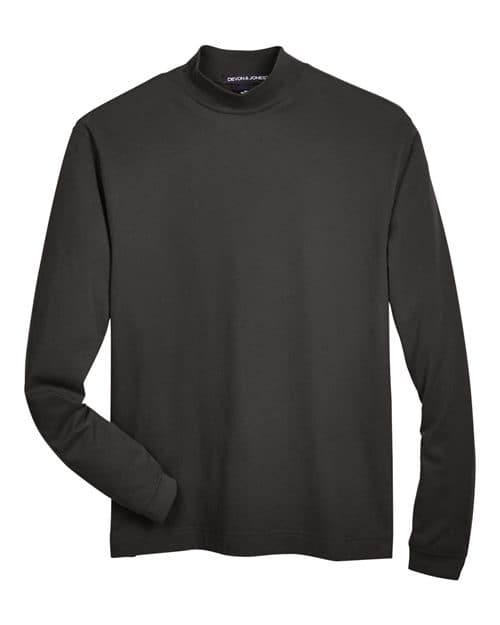 Unisex Sueded Jersey Mock Neck T-Shirt