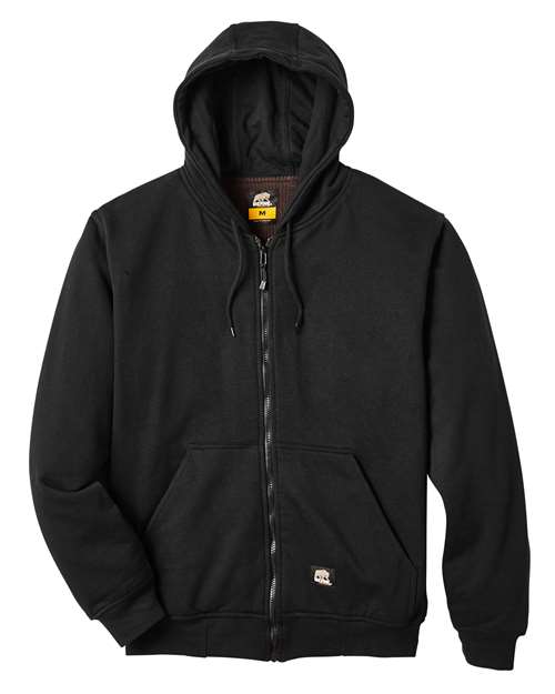 Men's Heritage Thermal Lined Hooded Sweatshirt — Black