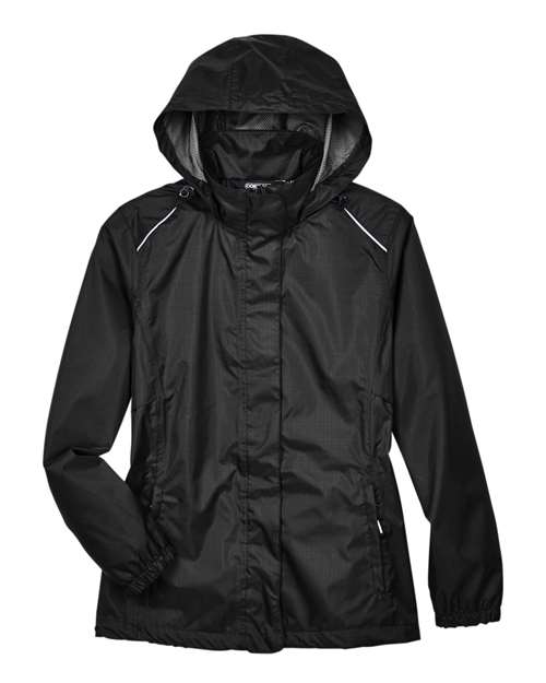 Women's Climate Seam-Sealed Lightweight Variegated Ripstop Jacket — Black