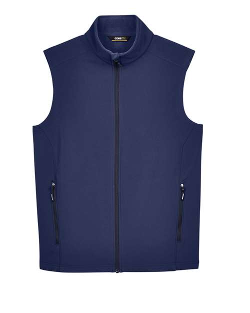 Men's Cruise Two-Layer Fleece Bonded Soft Shell Vest — Classic Navy