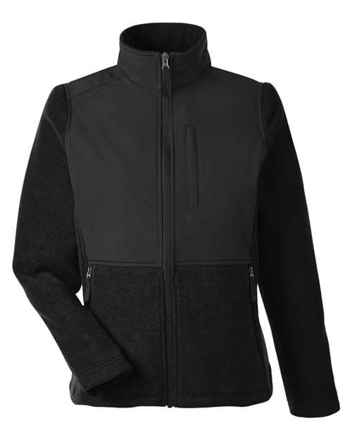 Women's Journey Summit Hybrid Full-Zip — Black/ Black