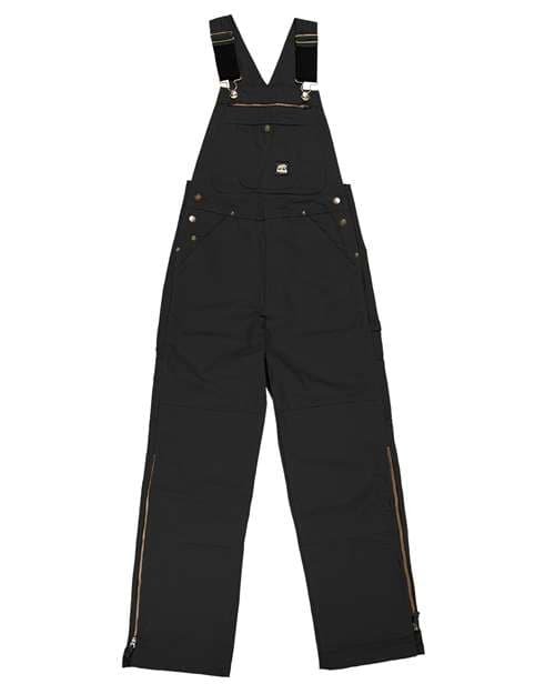 Men's Slab Unlined Duck Bib Overall — Black_32