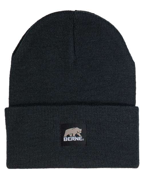 Heritage Knit Cuff Beanie — Black