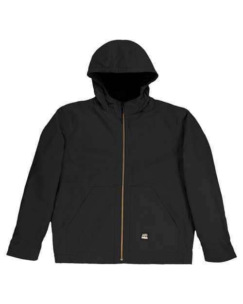 Men's Tall Heritage Duck Hooded Jacket — Black
