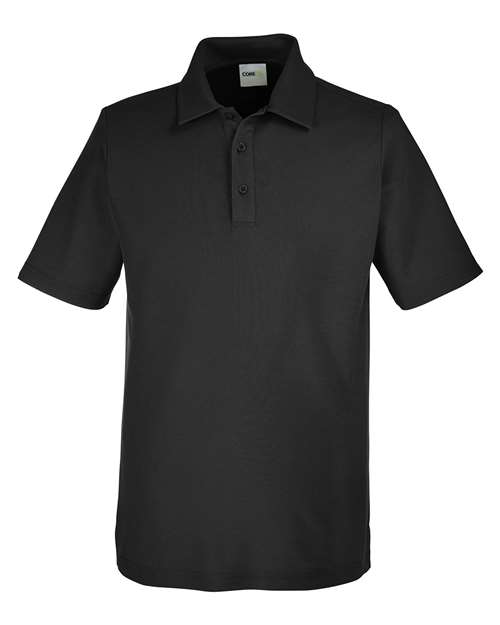 Men's Tall Fusion ChromaSoft™ Pique Polo — Black