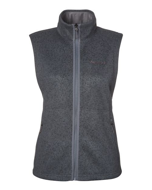 Women's Drop Line Fleece Vest — Steel Onyx Heather