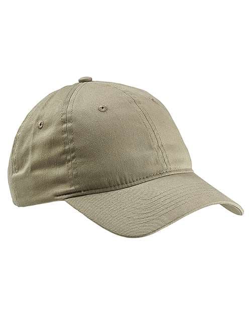 Six-Panel Twill Cap — Stone