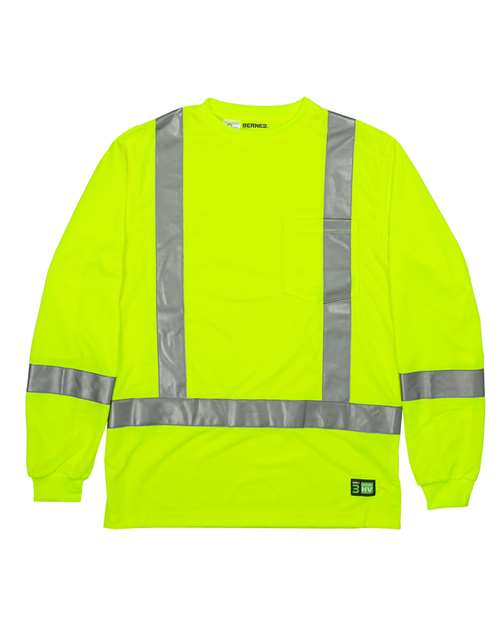 Men's Hi-Vis Class 3 Performance Pocket T-Shirt — Yellow