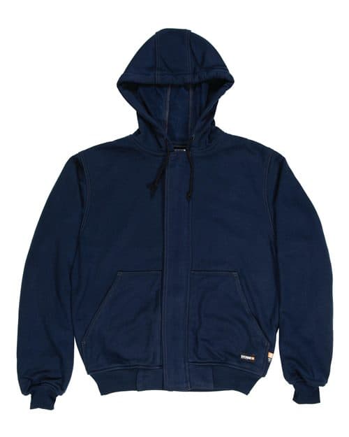 Men's Tall Flame-Resistant Hooded Sweatshirt — Navy