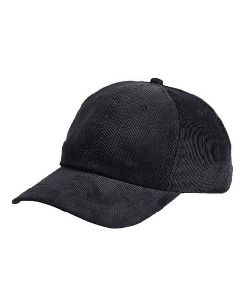 Corduroy Cap — Black