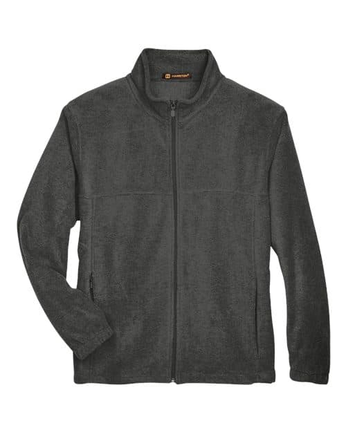 Men's Full-Zip Fleece — Charcoal