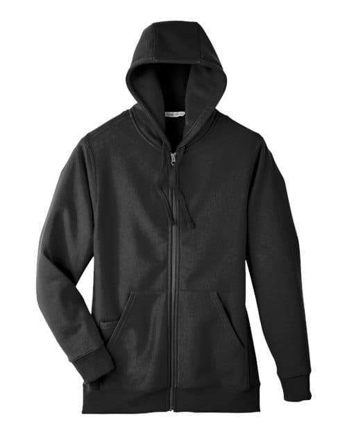 Unisex Zone HydroSport™ Heavyweight Full-Zip Hooded Sweatshirt — Black