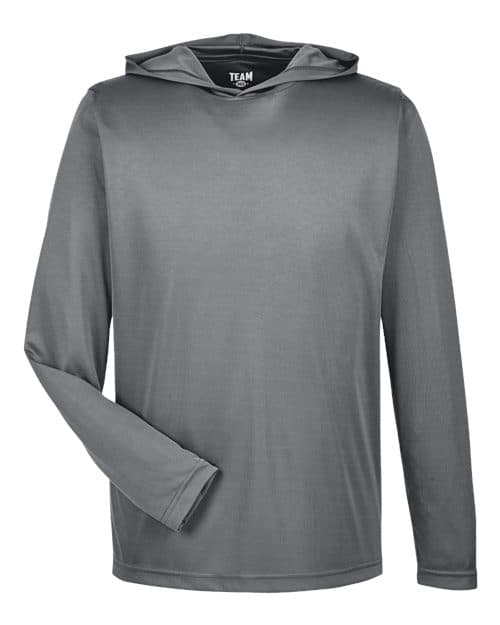 Men's Zone Performance Hooded T-Shirt — Sport Graphite