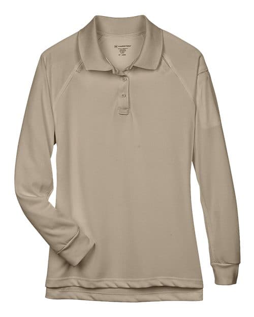 Women's Advantage Long Sleeve Tactical Polo — Desert Khaki