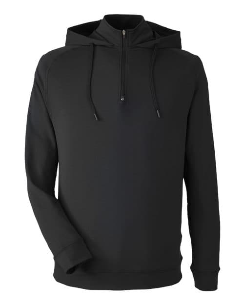 Unisex Vandyke Quarter-Zip Hooded Pullover