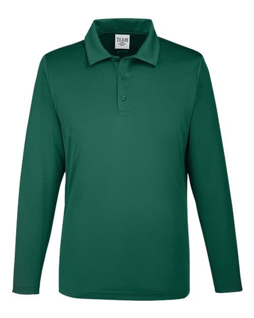 Men's Zone Performance Long Sleeve Polo — Sport Forest