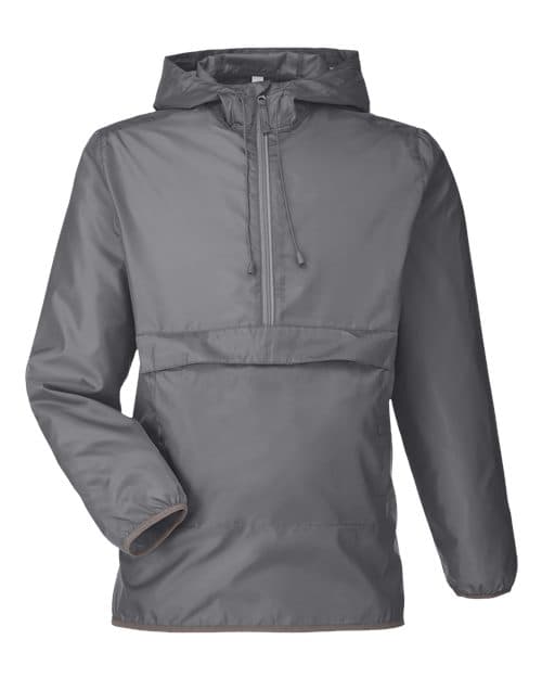 Unisex Zone Protect Packable Anorak Jacket — Sport Graphite