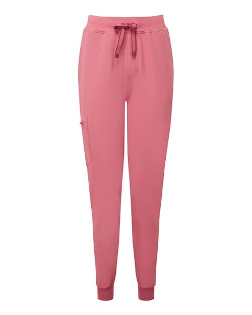 Women's Energized Stretch Jogger Scrub Pants — Calm Pink