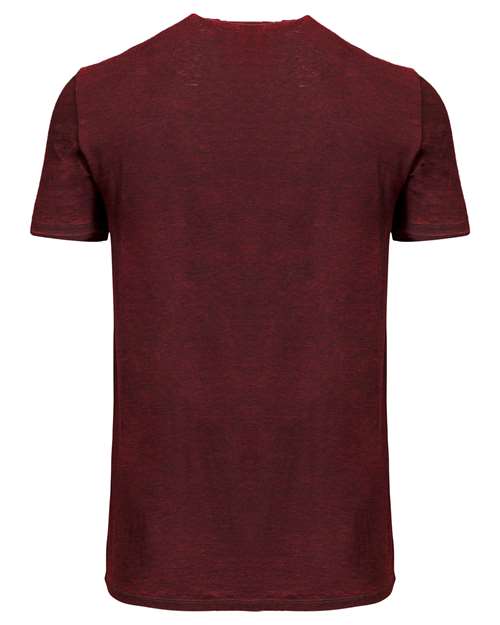 Unisex Cross Dye T-Shirt — Black Cherry