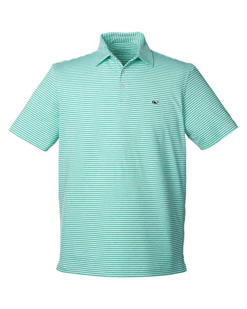 Men's Heathered Winstead Sankaty Polo — Antigua Green