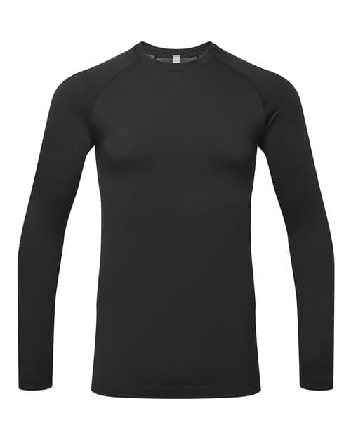 Men's Unstoppable Fresh Long Sleeve Underscrub Base Layer T-Shirt — Black