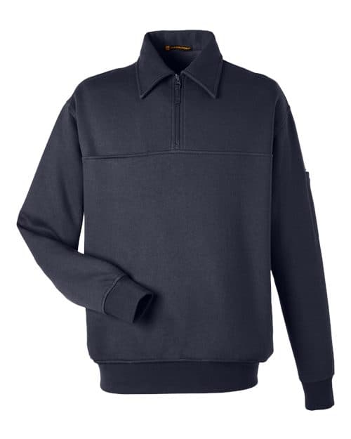 Unisex ClimaBloc™ Heavyweight Tactical Quarter-Zip Pullover — Dark Navy