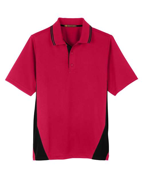Men's Tall Flash Snag Protection Plus IL Colorblock Polo — Red/ Black