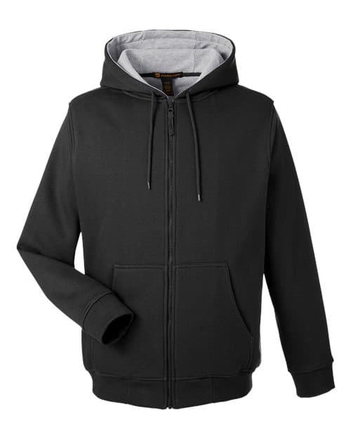 Unisex Tall ClimaBloc™ Lined Heavyweight Hooded Sweatshirt — Black