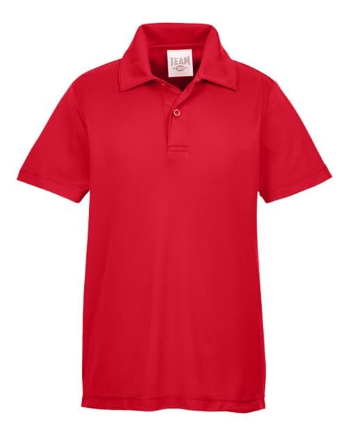 Youth Zone Performance Polo — Sport Red