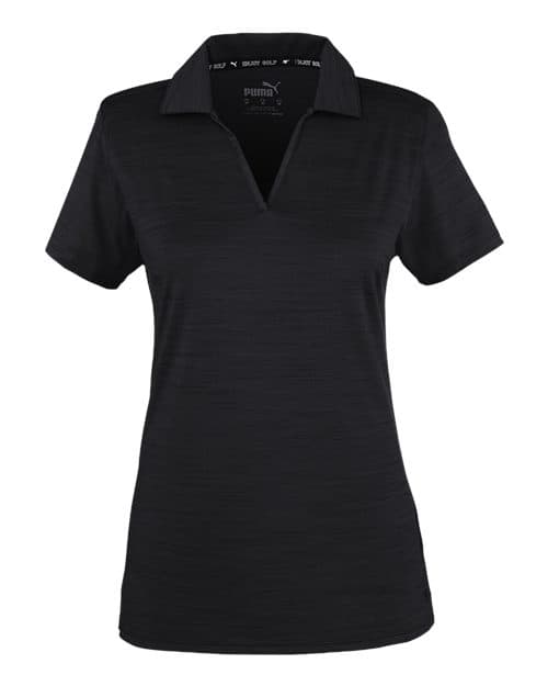 Women's Cloudspun Coast Polo — Puma Black Heather