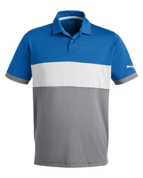 Men's Cloudspun Highway Polo — Bright Cobalt/ High Rise