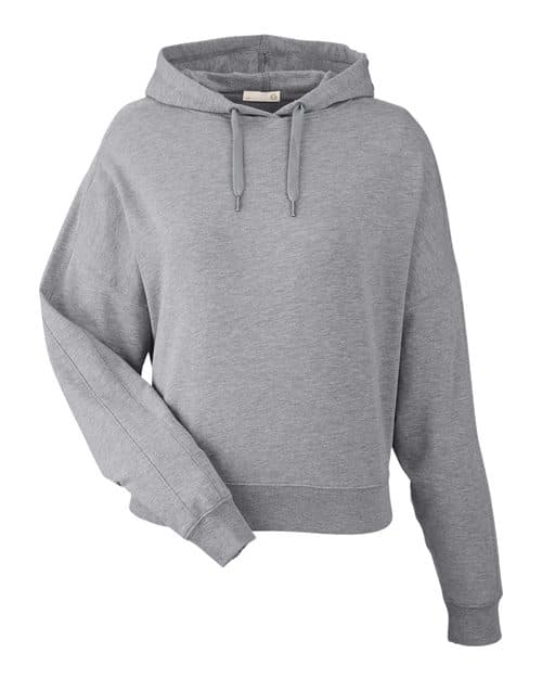 Women's Studio Hooded Fleece — Heather Grey