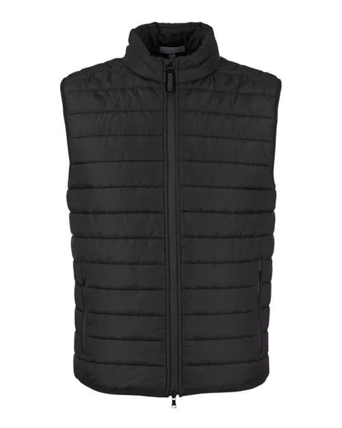 Men's Quilted Puffer Vest — Black