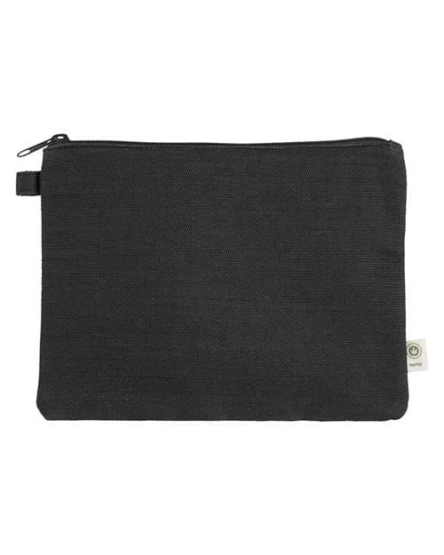 Hemp Pouch — Black/ Black