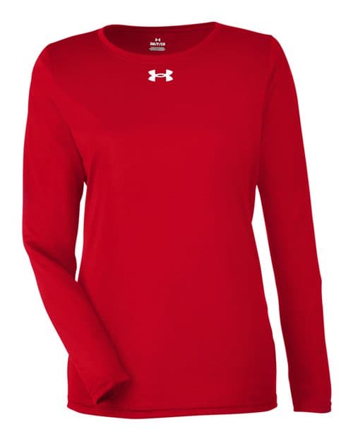 Women's Team Tech™ Long Sleeve T-Shirt — Red/ White