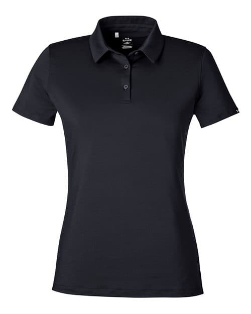 Women's Recycled Polo — Black/ White