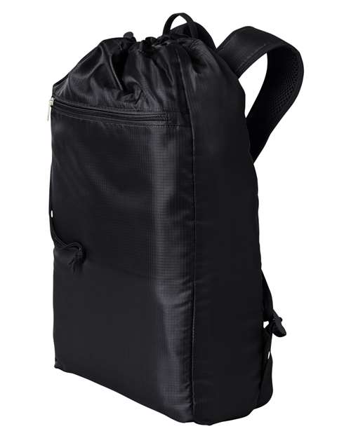 Getaway Cinchback Travel Backpack — Black