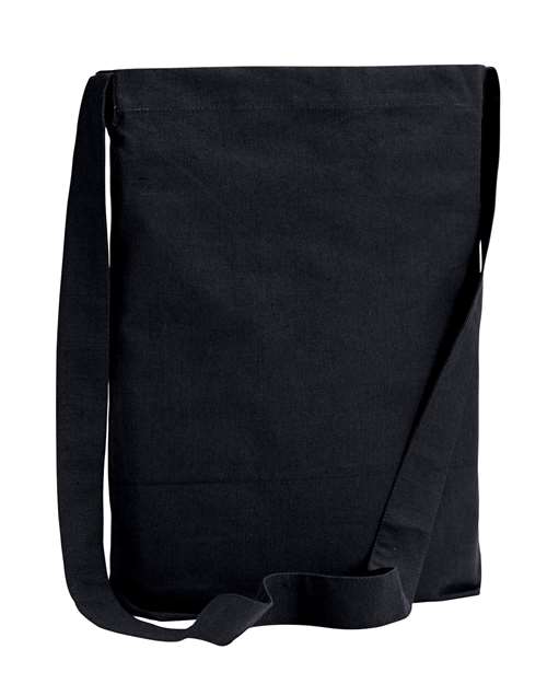Canvas Sling Tote — Black