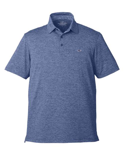 Men's Destin Stripe Sankaty Polo — Blue Depth