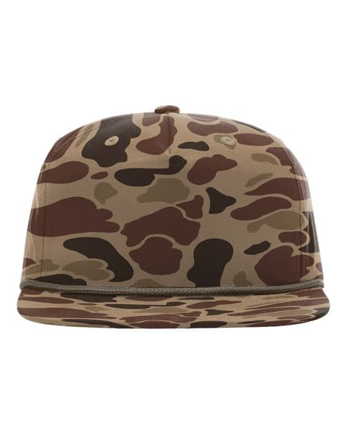 Printed Umpqua Gramps Cap — Bark Duck Camo/ Brown
