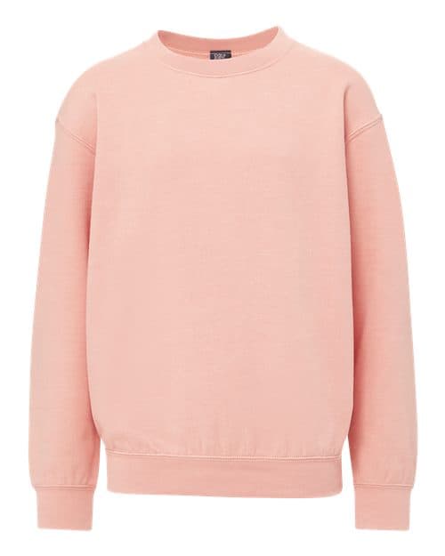 Youth Buddy Crewneck Sweatshirt — Cameo Pink