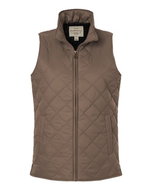 Women's Vintage Diamond Quilted Vest